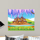 Castle Building Lake Wall Decal