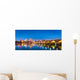 Harrisburg Pennsylvania Panorama Skyline at Night Wall Decal