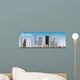 Houston Skyline with Gray Wall Decal