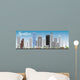 Houston Skyline with Gray Wall Decal