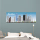 Houston Skyline with Gray Wall Decal