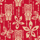 Seamless Tiki Tapa Pattern Wall Decal