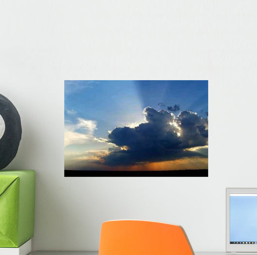 Black Cloud Wall Decal
