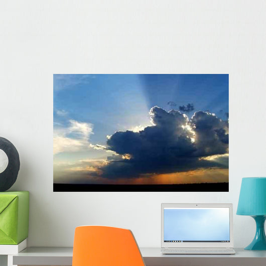 Black Cloud Wall Decal