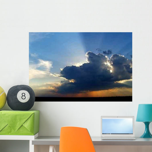 Black Cloud Wall Decal