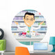Pharmacist Chemist Man Pharmacy Wall Decal