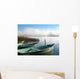 Misty Lake Boats Wall Decal