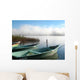 Misty Lake Boats Wall Decal