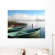 Misty Lake Boats Wall Decal