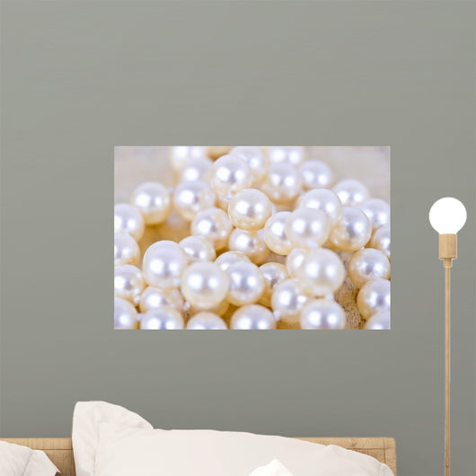 Pearl Necklace Wall Decal Design 2