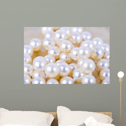 Pearl Necklace Wall Decal Design 2