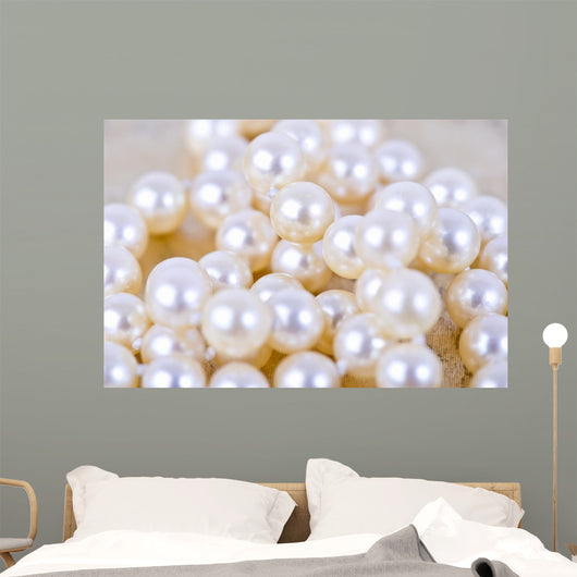 Pearl Necklace Wall Decal Design 2