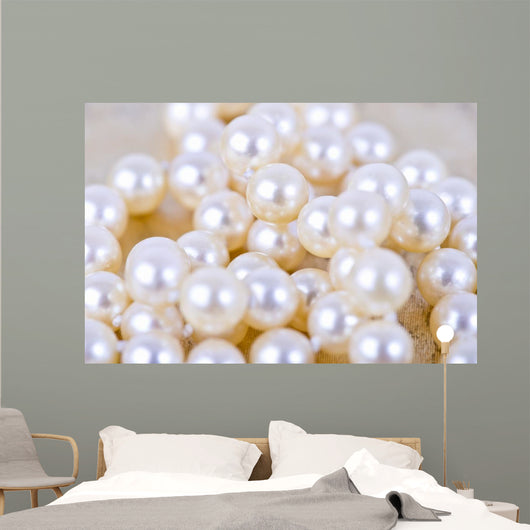 Pearl Necklace Wall Decal Design 2