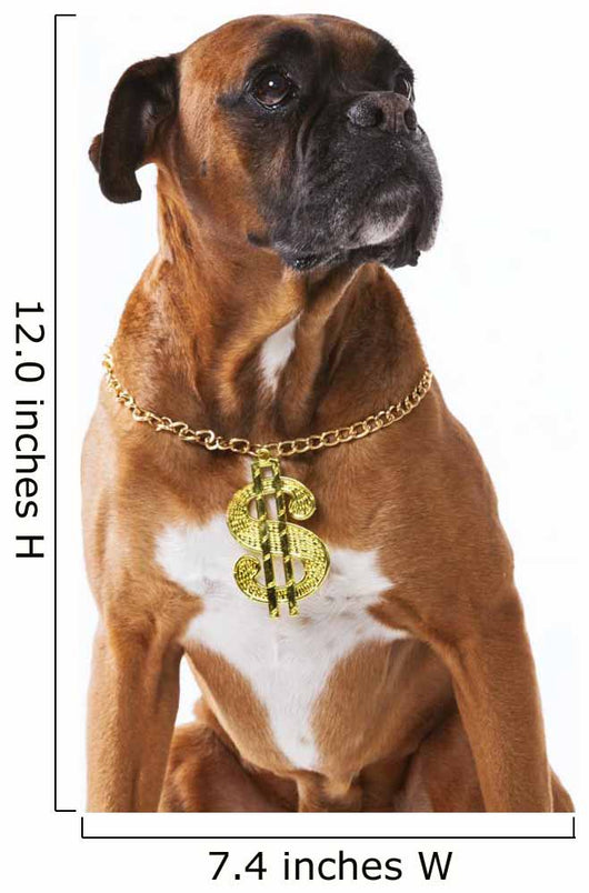 Gangsta Rapper Boxer Dog Wall Decal