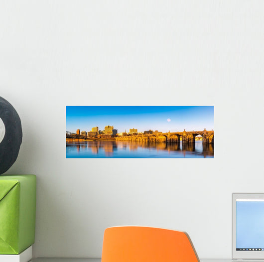 Harrisburg Pennsylvania Panorama Skyline Wall Decal