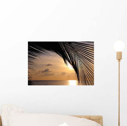 Coconut Palm Tree Leaf Wall Decal