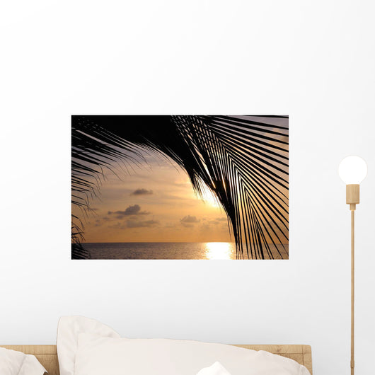 Coconut Palm Tree Leaf Wall Decal