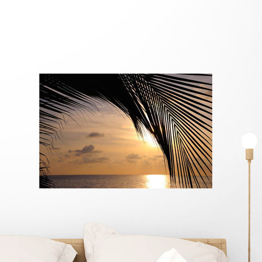 Coconut Palm Tree Leaf Wall Decal
