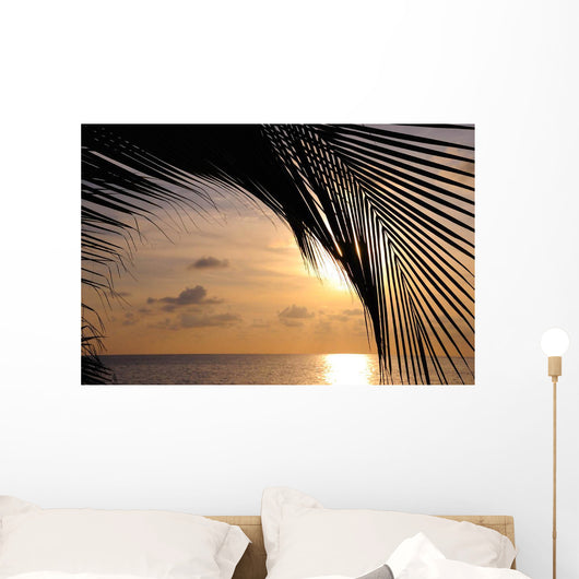 Coconut Palm Tree Leaf Wall Decal