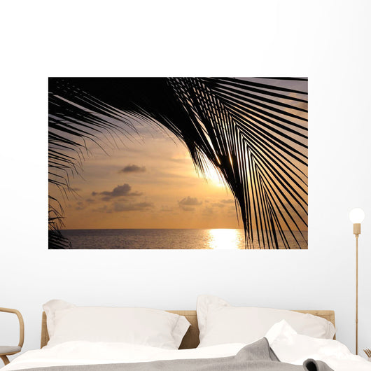 Coconut Palm Tree Leaf Wall Decal