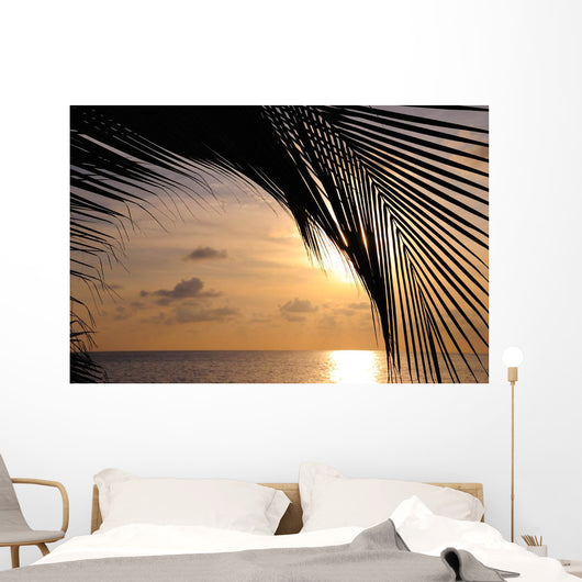Coconut Palm Tree Leaf Wall Decal