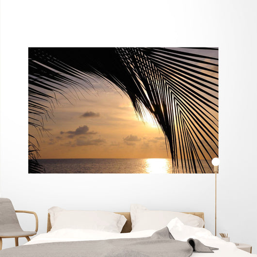 Coconut Palm Tree Leaf Wall Decal