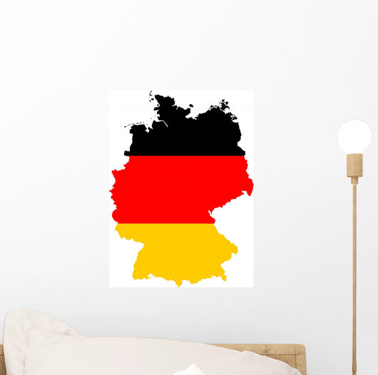 Map Germany Wall Decal