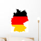 Map Germany Wall Decal