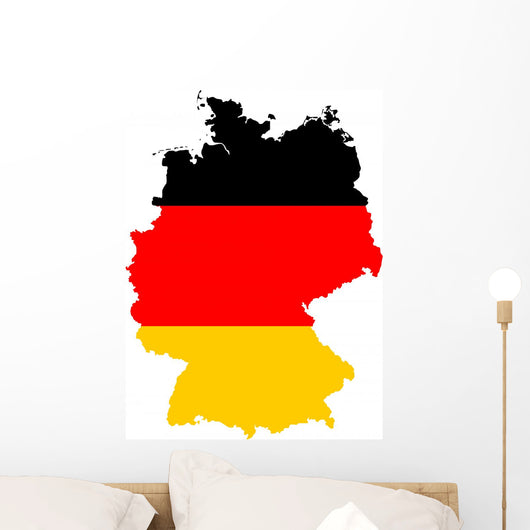 Map Germany Wall Decal