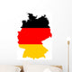 Map Germany Wall Decal