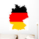 Map Germany Wall Decal
