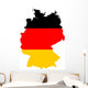 Map Germany Wall Decal