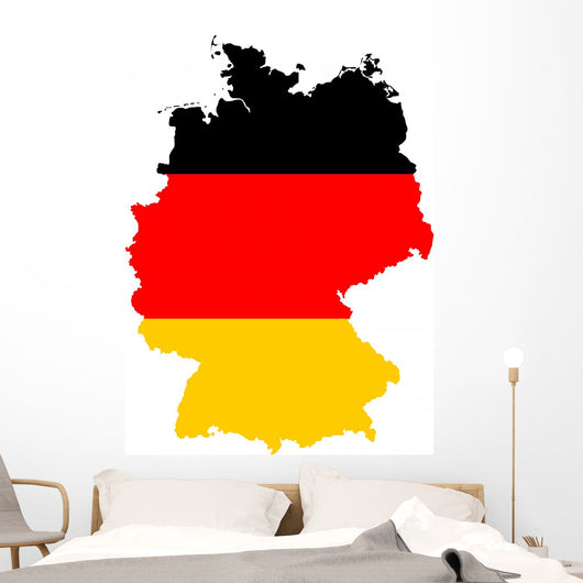 Map Germany Wall Decal