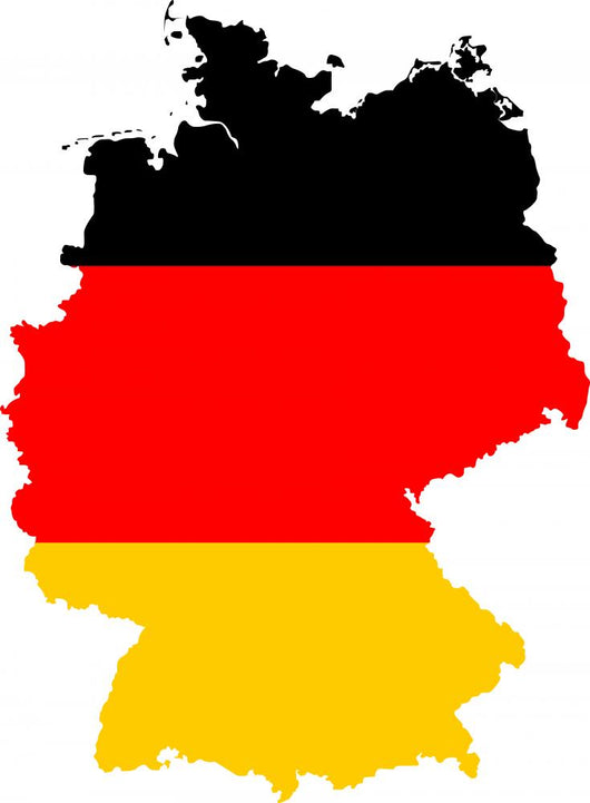 Map Germany Wall Decal