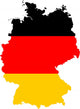 Map Germany Wall Decal
