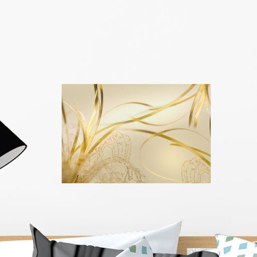 Struktur Gold Wall Decal