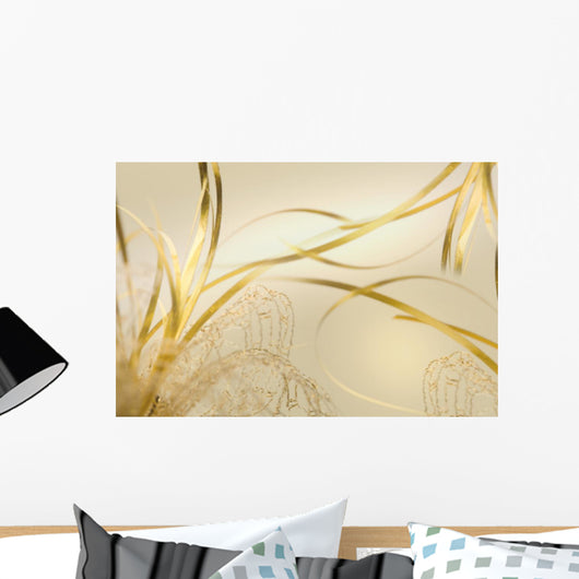 Struktur Gold Wall Decal