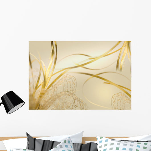 Struktur Gold Wall Decal