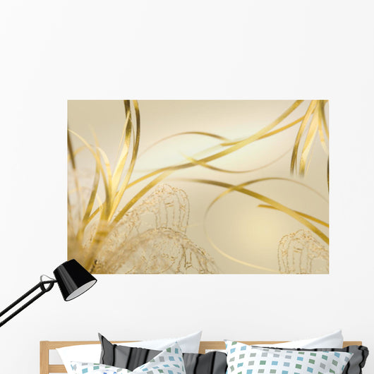 Struktur Gold Wall Decal