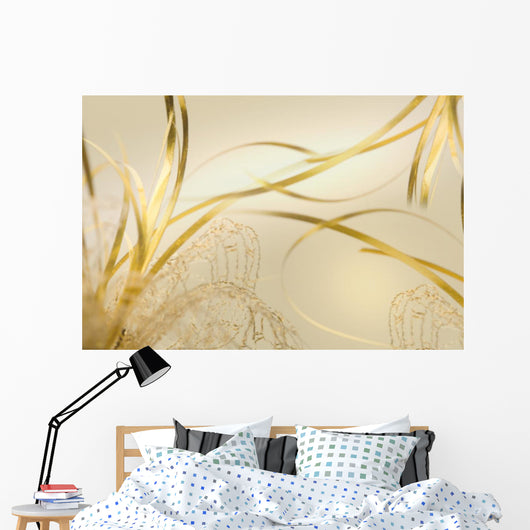 Struktur Gold Wall Decal