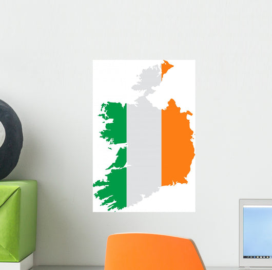 Map Ireland Wall Decal