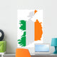 Map Ireland Wall Decal