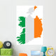 Map Ireland Wall Decal
