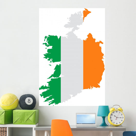 Map Ireland Wall Decal