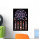 Rose and Stained Glass Wall Decal