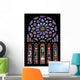 Rose and Stained Glass Wall Decal