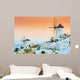 Oia Sunset Santorini Greece Wall Decal Design 2