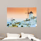 Oia Sunset Santorini Greece Wall Decal Design 2
