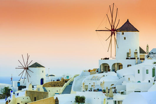 Oia Sunset Santorini Greece Wall Decal Design 2