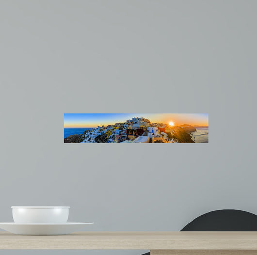 Santorini Greece Oia Sunset Wall Decal